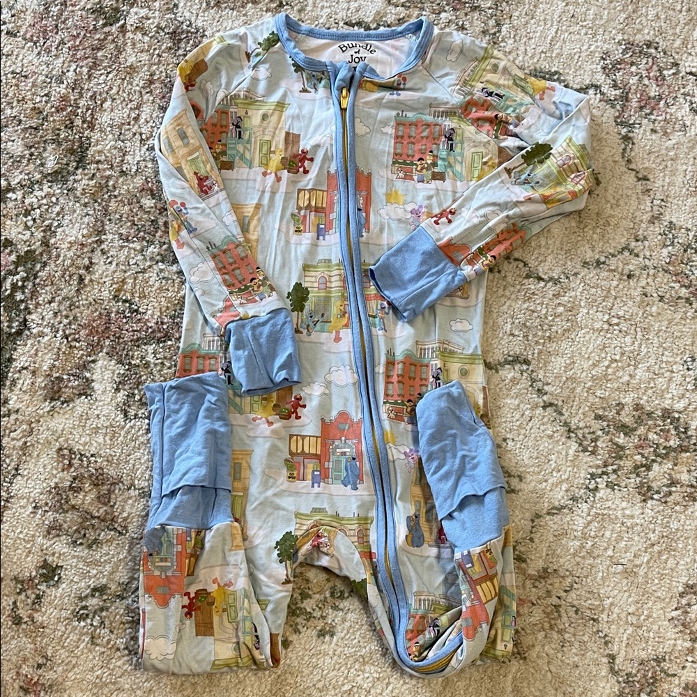 Kids One Piece Pajama - Blue Multi